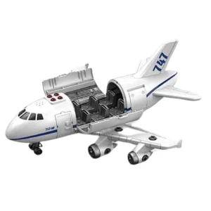 Jucărie "avion de pasageri" cu lumini și sunete Thumbnail 2