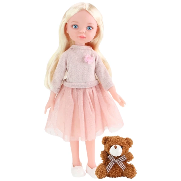 Păpușa "mica milly", cu ursuleț, 35 cm 2