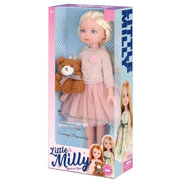 Păpușa "mica milly", cu ursuleț, 35 cm 3