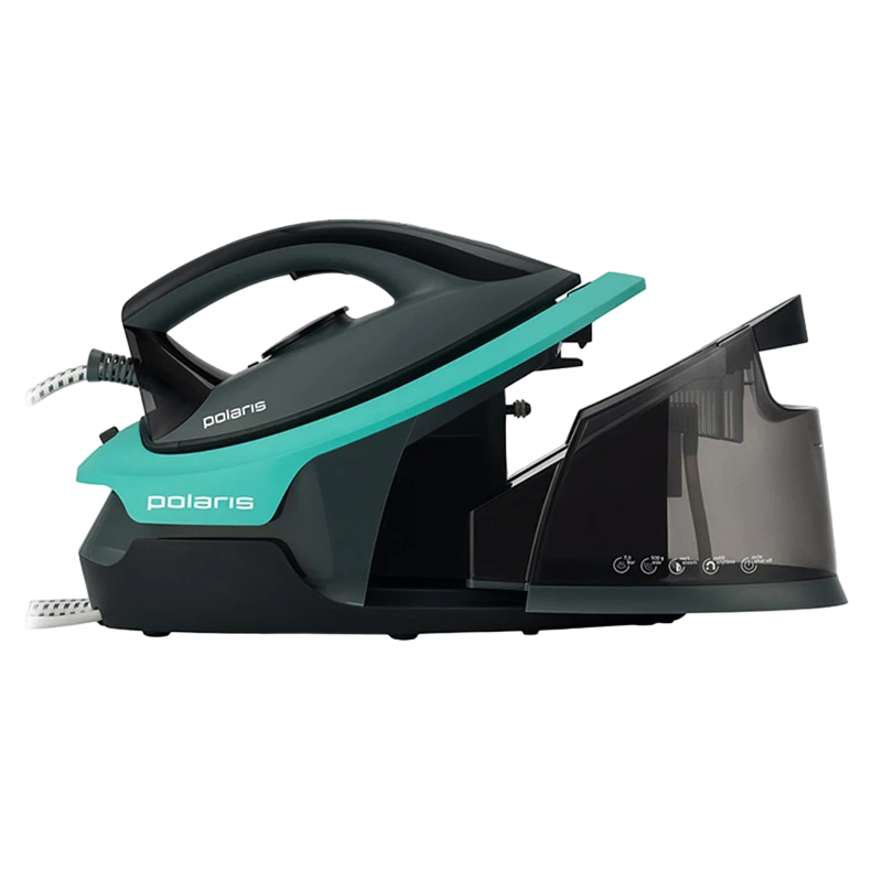 Утюг с парогенератором polaris pss7700k, 2800вт, бирюзовый | черный 2