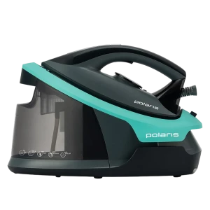 Утюг с парогенератором polaris pss7700k, 2800вт, бирюзовый | черный