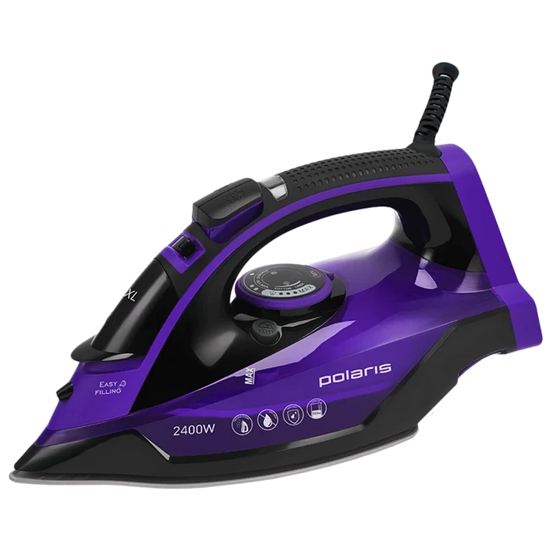Утюг polaris pir 2415k, 2400вт, фиолетовый 4