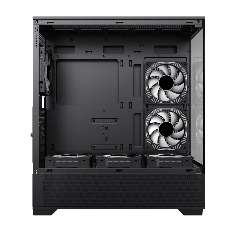 Carcasă pc gamemax vista, midi-tower, fără psu, negru 3