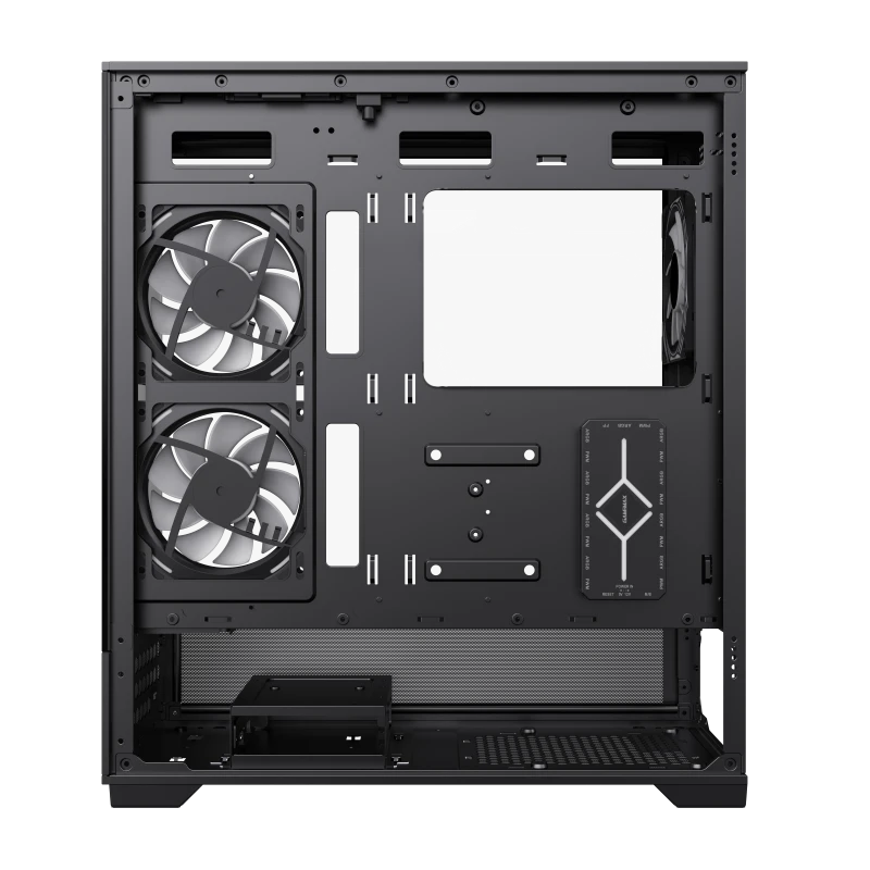 Carcasă pc gamemax vista, midi-tower, fără psu, negru 7