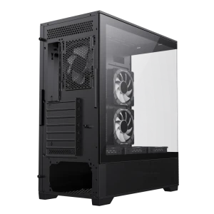 Carcasă pc gamemax vista, midi-tower, fără psu, negru Thumbnail 4