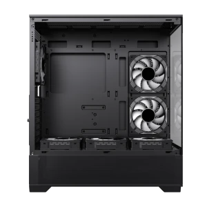 Carcasă pc gamemax vista, midi-tower, fără psu, negru Thumbnail 3