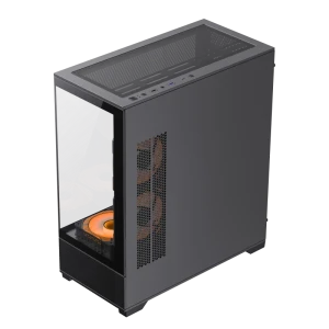 Carcasă pc gamemax vista, midi-tower, fără psu, negru Thumbnail 8