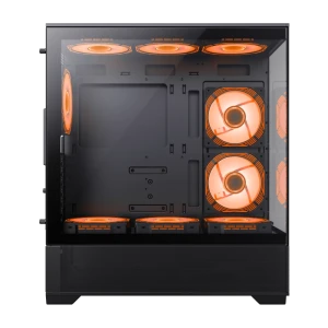 Carcasă pc gamemax vista, midi-tower, fără psu, negru Thumbnail 2