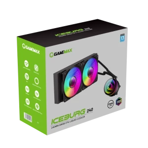 Кулер для процессора gamemax iceburg 240 infinity Thumbnail 9