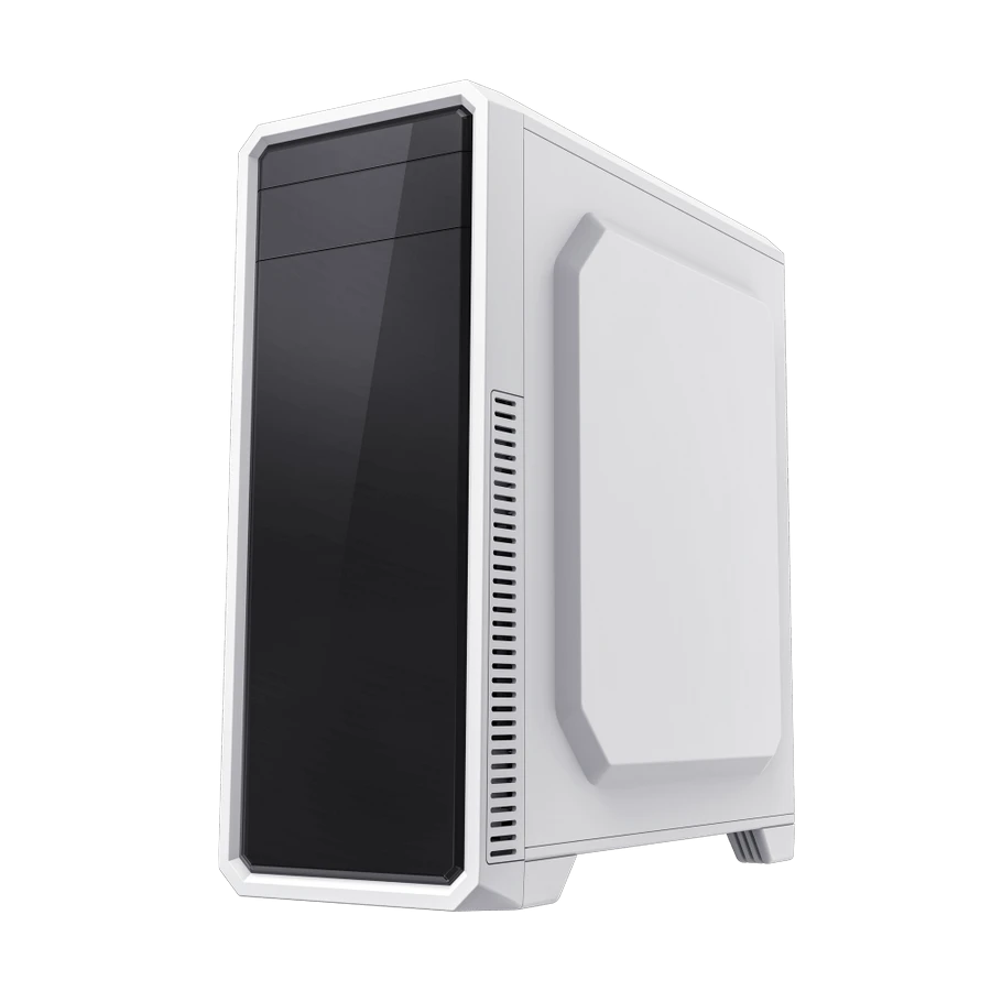Компьютерный корпус gamemax g561e-wh, midi-tower, без блока питания, черный | белый 4