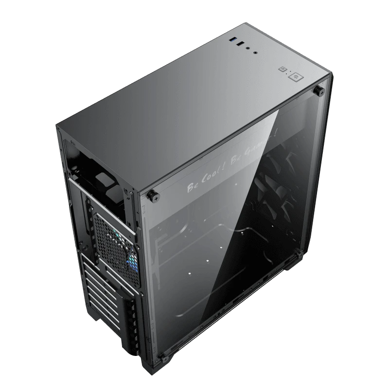 Carcasă pc gamemax nova n5, midi-tower, fără psu, negru 8