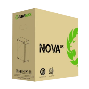 Carcasă pc gamemax nova n5, midi-tower, fără psu, negru Thumbnail 5