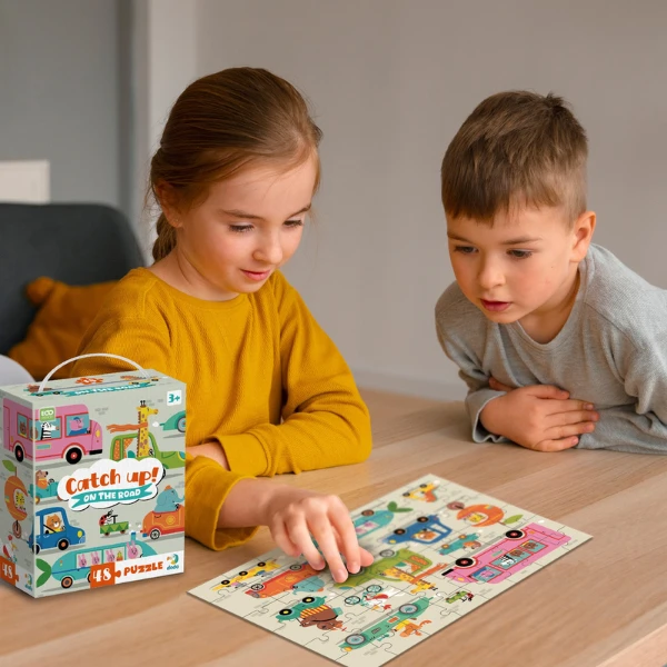 Puzzle "prinde-mă! pe drum", 48 elem. 7