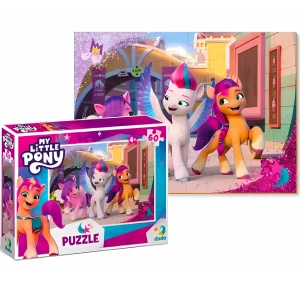 Puzzle &quot;Plimbare în oraș&quot;, seria My Little Pony, 60 elem.