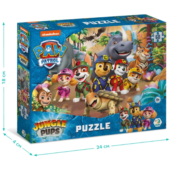Puzzle "jungla", seria patrula cățelușilor, 60 elem. 5