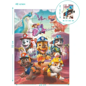 Puzzle "salvarea dinozaurului", seria patrula cățelușilor, 48 elem. Thumbnail 4