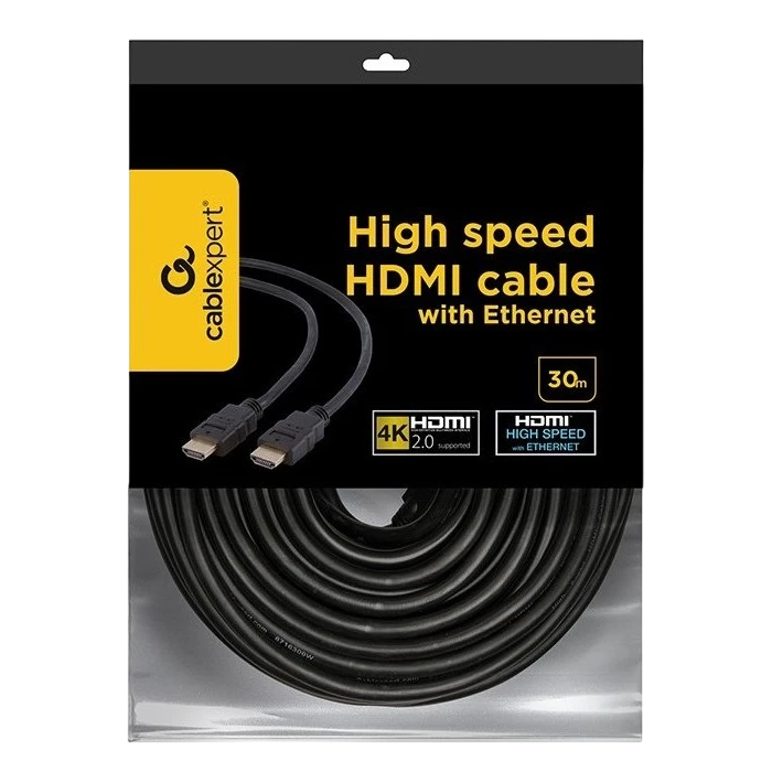 Видео кабель cablexpert cc-hdmi4-30m, hdmi (m) - hdmi (m), 30м, чёрный 6
