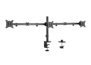 Настольный кронштейн для монитора gembird ma-d3-01, чёрный