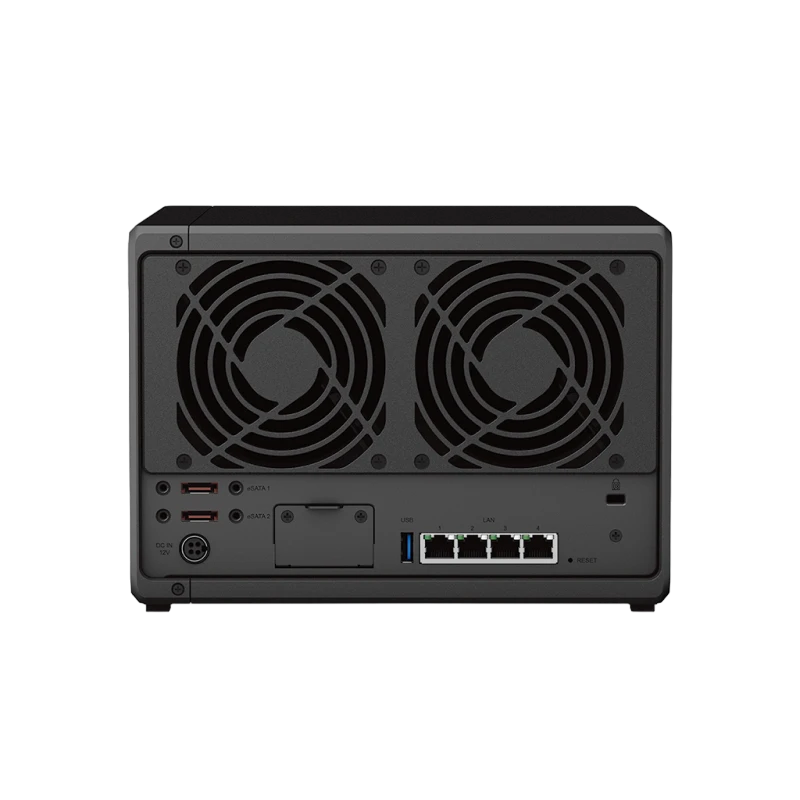Сетевое хранилище synology ds1522+, чёрный 4