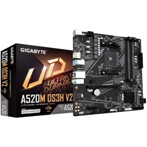 Placă de bază Gigabyte A520M DS3H V2, AM4, AMD A520, Micro-ATX