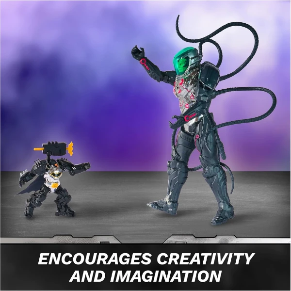 Set figurine «metal force: brainiac vs. batman» 9