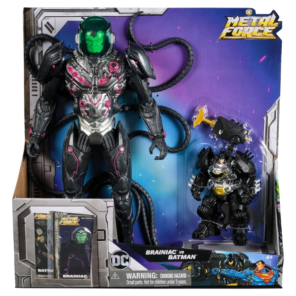 Set figurine «metal force: brainiac vs. batman» 3