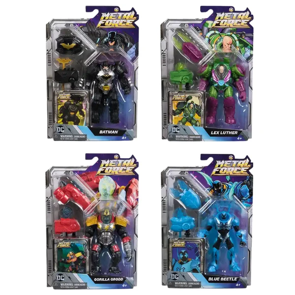 Коллекционные фигурки dc "metal force heroes", асс. 3