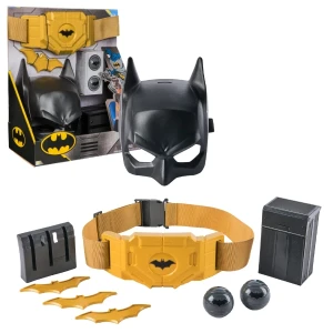 Set de joacă: masca și centura lui batman
