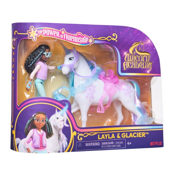 Set de joacă „academia unicornilor: layla și glacier” 3