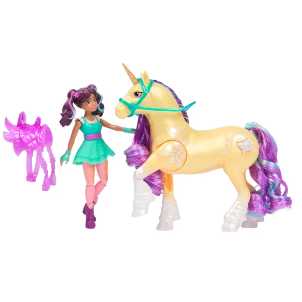 Set de joacă „academia unicornilor: ava și magicul leaf” 2