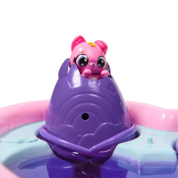 Set de joacă hatchimals alive „curcubeu neon: petrecere la piscină” 7