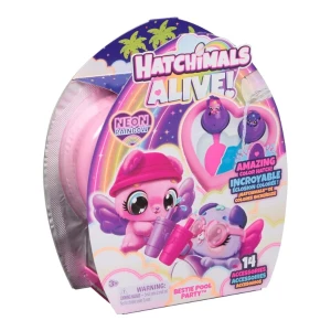 Set de joacă hatchimals alive „curcubeu neon: petrecere la piscină” Thumbnail 3