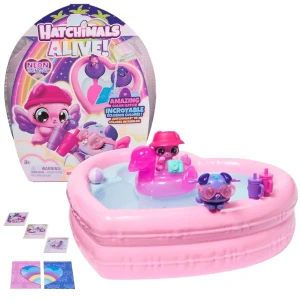 Игровой набор hatchimals alive "неоновая радуга: вечеринка у бассейна"