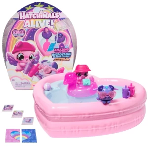 Игровой набор Hatchimals Alive "Неоновая радуга: Вечеринка у бассейна"