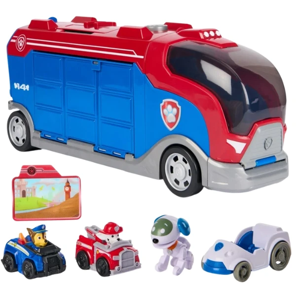 Set de joacă mission cruiser, cu vehicule și figurine, seria "patrula cățelușilor" 5