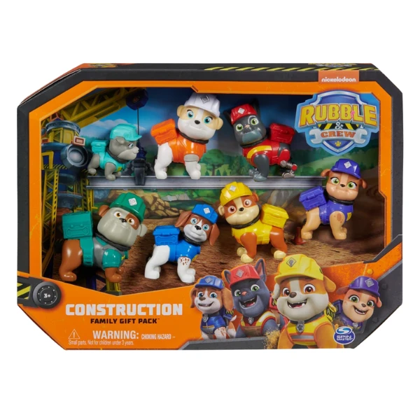 Set de 7 mini-figurine rubble &amp; crew, seria "patrula cățelușilor" 3