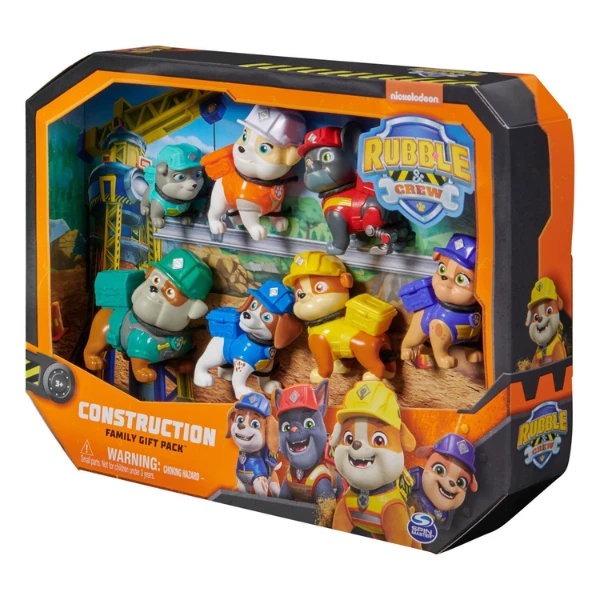 Set de 7 mini-figurine rubble &amp; crew, seria "patrula cățelușilor" 9