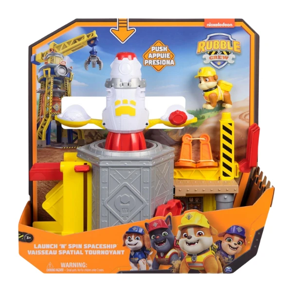 Set de joacă "nava spațială: lansare și rotire”, rubble &amp; crew, seria "patrula cățelușilor" 3