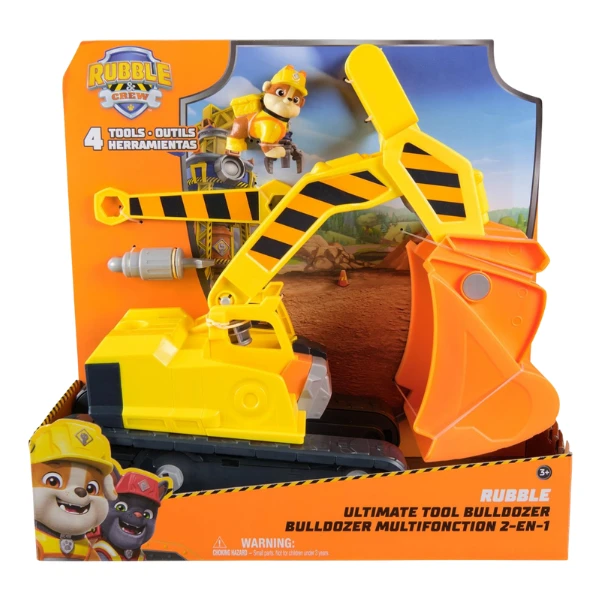 Универсальный бульдозер с фигуркой, rubble &amp; crew, серия "щенячий патруль" 3