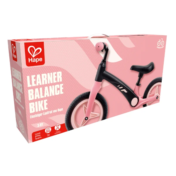 Bicicletă de echilibru "learner balance bike", roz 3