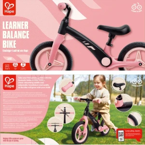 Bicicletă de echilibru "learner balance bike", roz Thumbnail 12