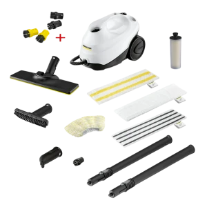 Пароочиститель karcher sc 3 easyfix anniversary edition + комплект круглых щеток 2.863-264.0, белый Thumbnail 1