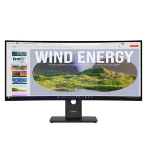 34" Монитор Lenovo T34WD-40, VA 3440x1440 WQHD, Eclipse Black