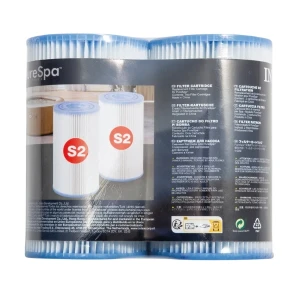 Cartuș de filtrare s2 pentru spa jacuzzi, set de 2 buc.