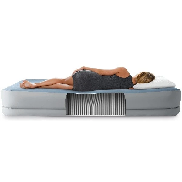 Intex saltea gonflabilă “velur mid-rise comfort” 152x203x36 cm cu pompă usb 5v încorporată, până la 272 kg 8