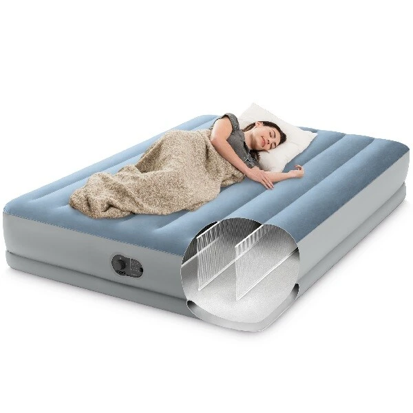Intex saltea gonflabilă “velur mid-rise comfort” 152x203x36 cm cu pompă usb 5v încorporată, până la 272 kg 7