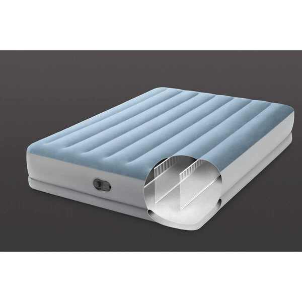Intex saltea gonflabilă “velur mid-rise comfort” 152x203x36 cm cu pompă usb 5v încorporată, până la 272 kg 6