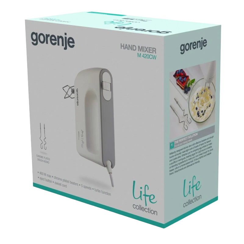 Mixer manual gorenje m420cw, alb 9