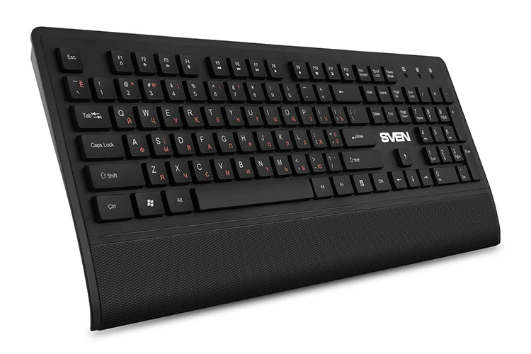 Клавиатура, мышь и коврик для мыши sven kb-c3800w, беспроводное, чёрный 11