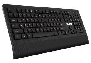 Клавиатура, мышь и коврик для мыши sven kb-c3800w, беспроводное, чёрный Thumbnail 7